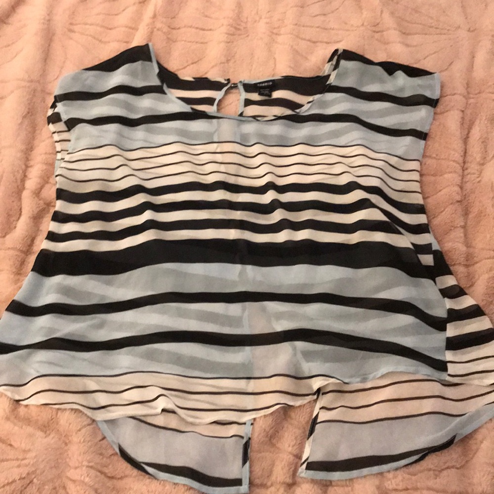Torrid striped blouse